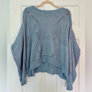 Altar’d State oversized blue sweater